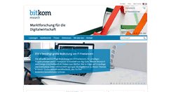 Desktop Screenshot of bitkom-research.de